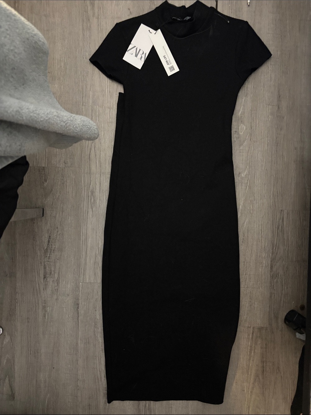 ZARA Black Maxi Bodycon Dress